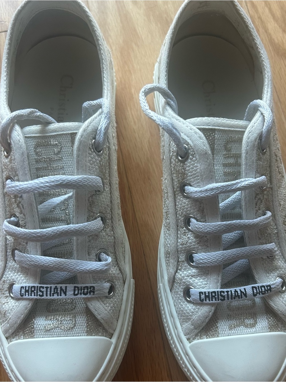 Dior Walk’N’Dior jardin d’hiver white gold sneaker